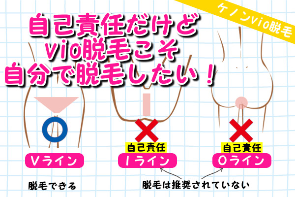 自己責任だけど vio脱毛こそ 自分で脱毛したい！